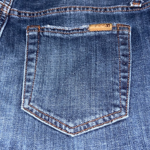 Joe's Jeans Mid Rise Cropped Dark Wash Blue Jeans sz 29 - Picture 4 of 8